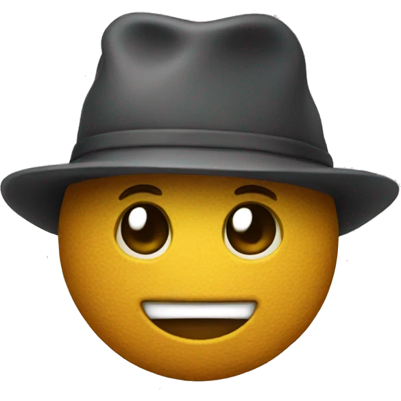 hat on a hat emoji