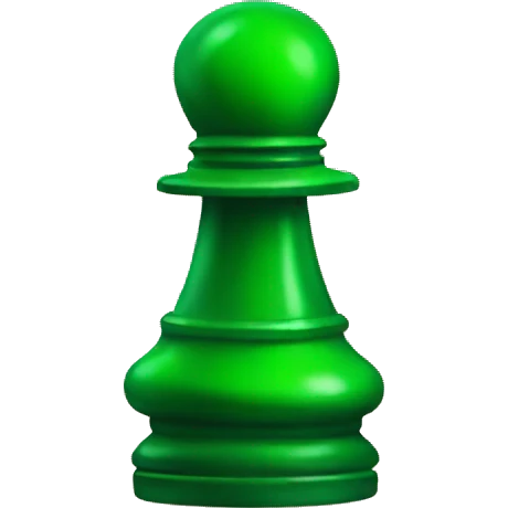 Green pawn  emoji