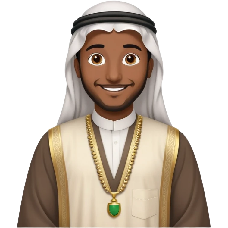smiling Saudi man emoji