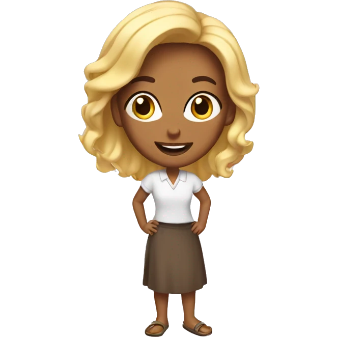 Good morning  girl emoji