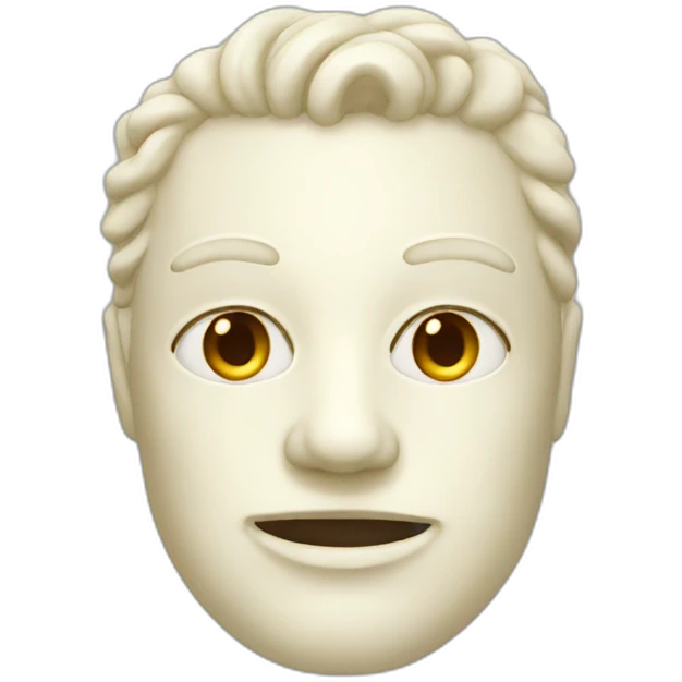 Cream mask emoji
