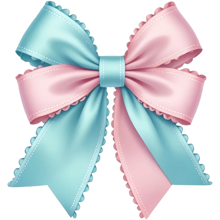 rococo regency cute ribbon emoji
