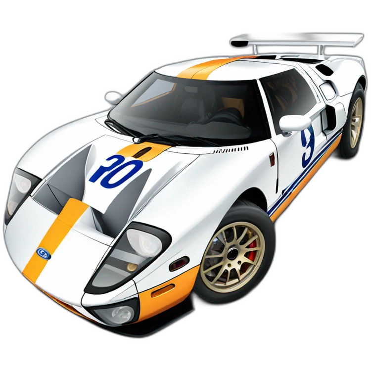 Ford GT LM Spec II test Car emoji