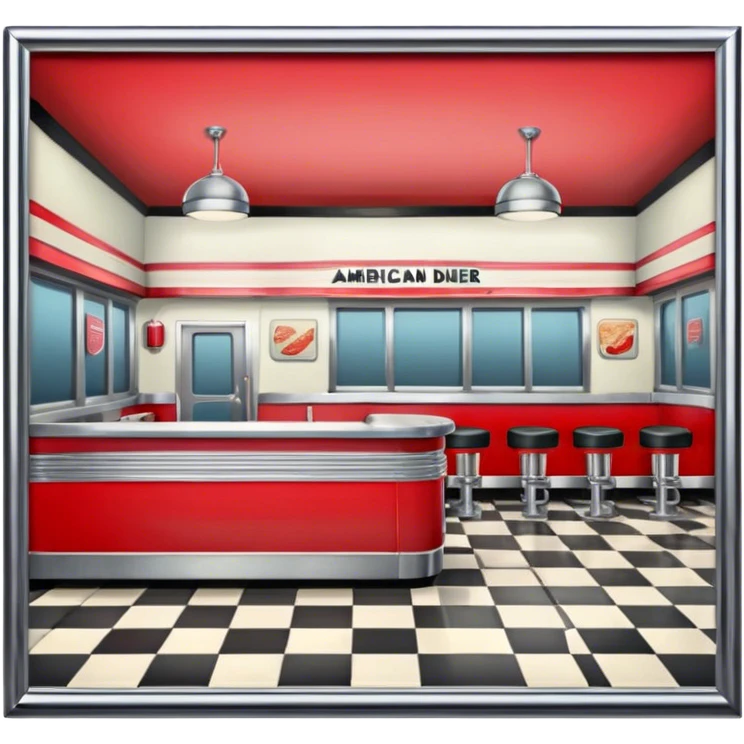 route 66 american diner emoji