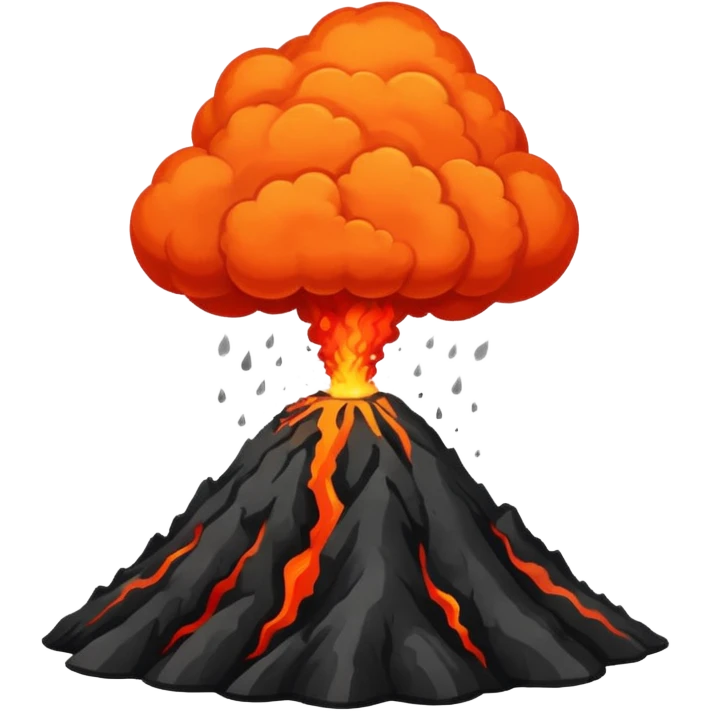 volcanic eruption  emoji