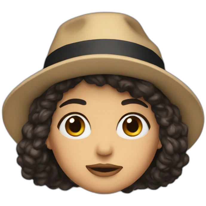 Tina Goldstein with hat emoji