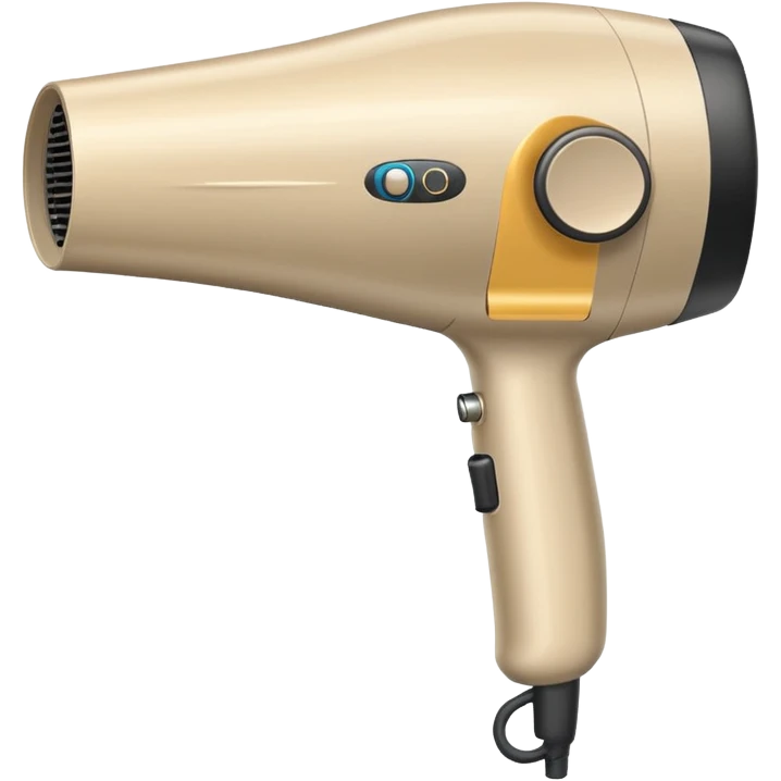 beige blow dryer for hair emoji