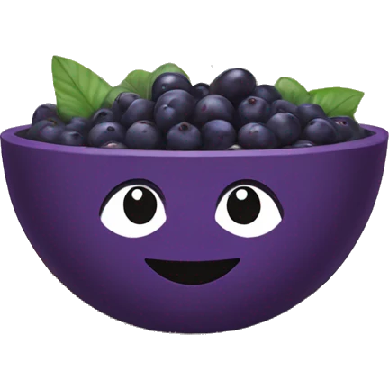 açaí bowl emoji