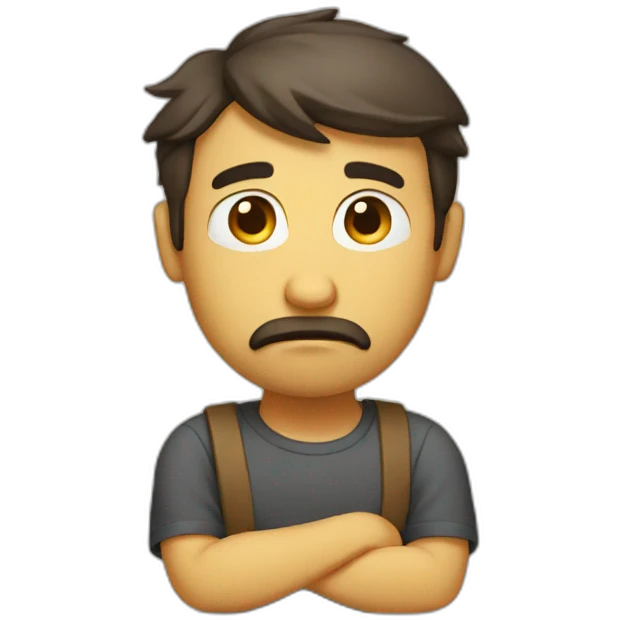 Sad developer emoji