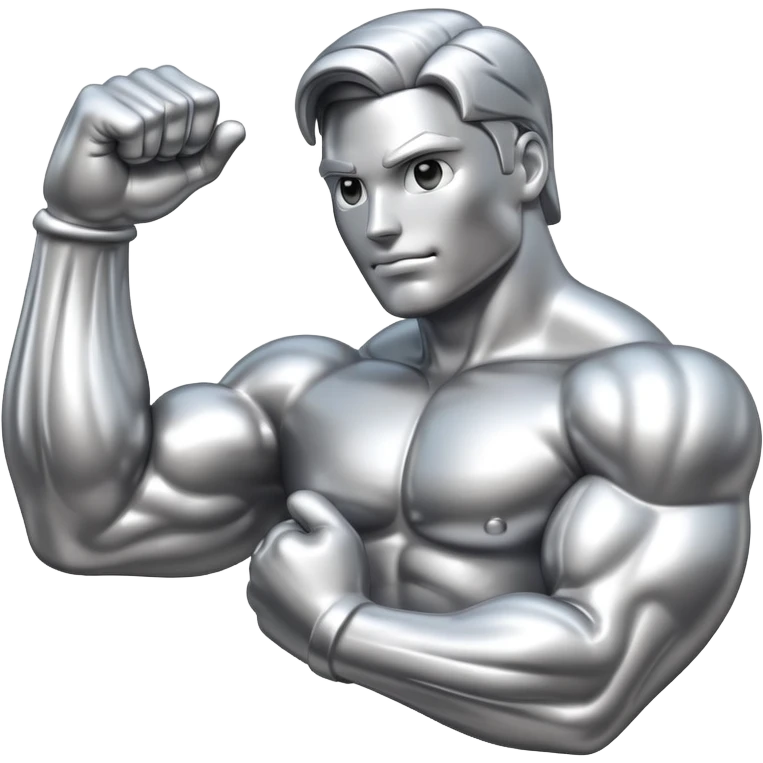 sorayama hand biceps emoji chrome emoji