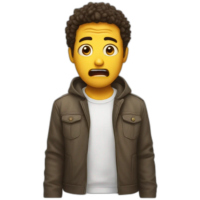 Shocked meme emoji