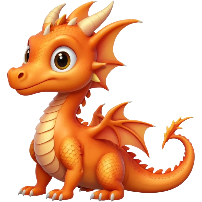 peach cute dragon emoji