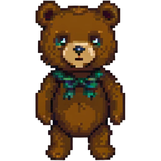 Freddy bear character emoji