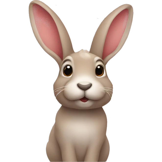 Conejo rosa  emoji
