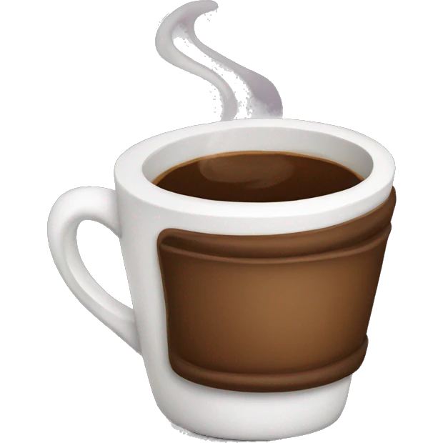 Cozy cup of coffee emoji