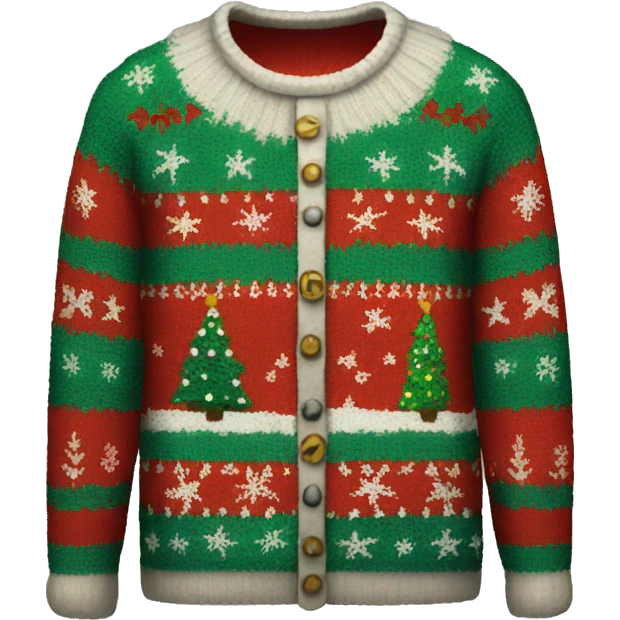 ugly christmas sweater emoji