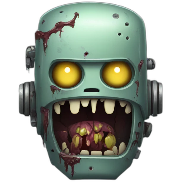 zombie robot emoji