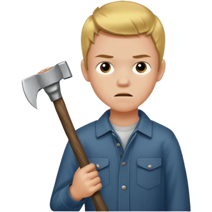 13 y/o Brian robeson at the beginning of Hatchet
struggling with his parents' recent divorce and harboring . He is angry, self-pitying
He is carrying a hatchet
He is in a single-engine plane with a pilot who soon suffers a heart attack, leaving Brian to navigate the crash and his new, harsh reality. emoji