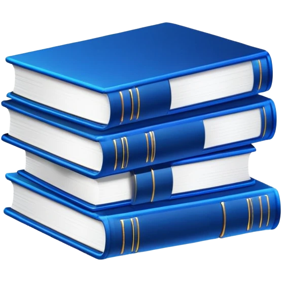 2 dark neon blue books emoji