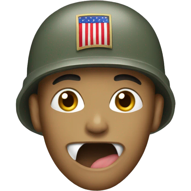 solder shows his tongue emoji