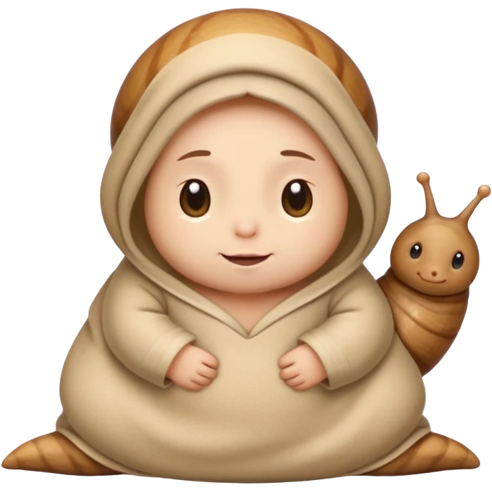 super cute adorable snail sleeping sleep gowns emoji