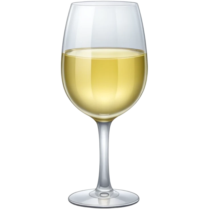 White wine glass emoji