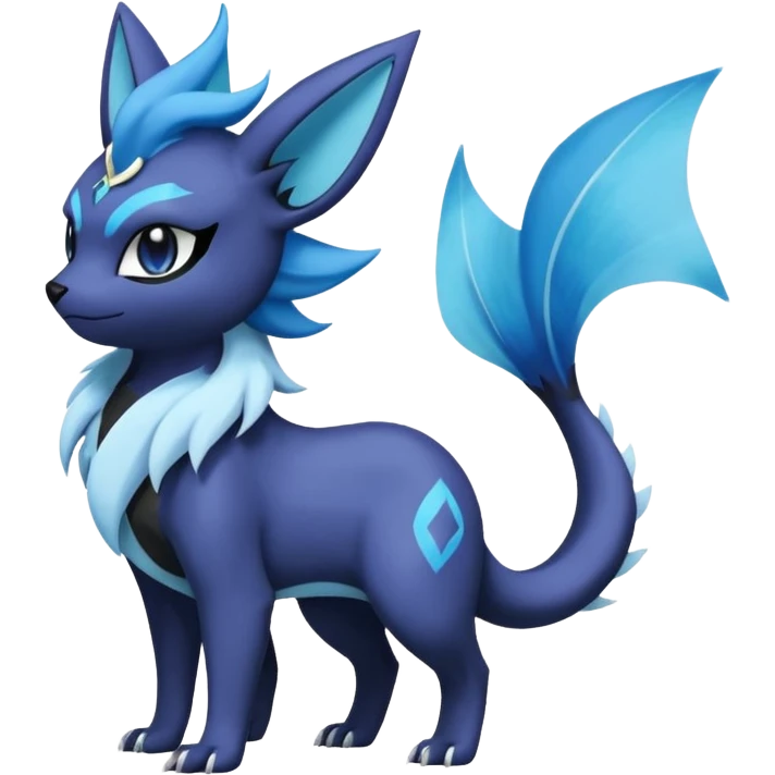 Luxray-Absol-Noibat-Vaporeon-Dewott-fusion emoji
