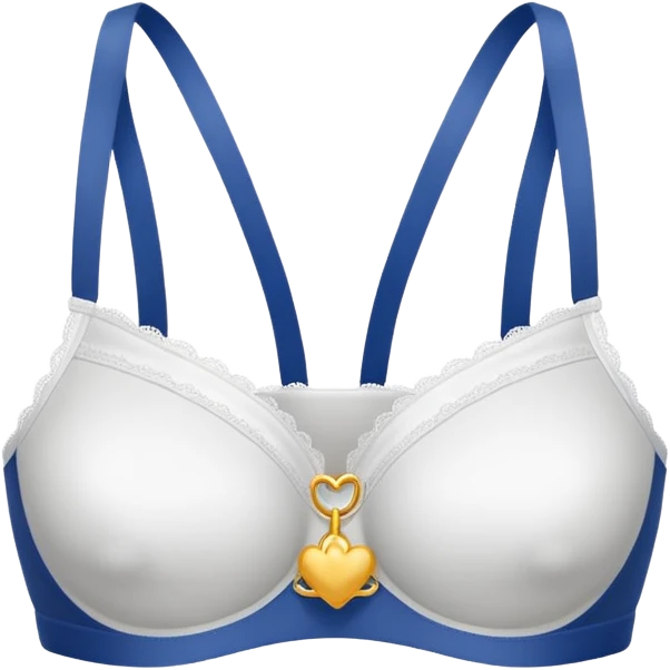 WHite cotton brassiere emoji
