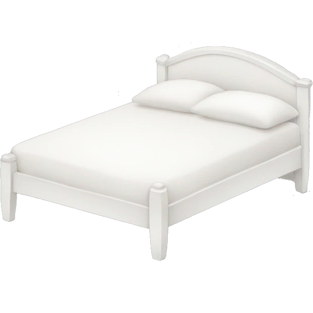 White bed  emoji