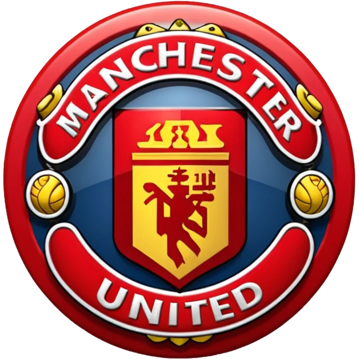 Manchester United logo as emoji emoji