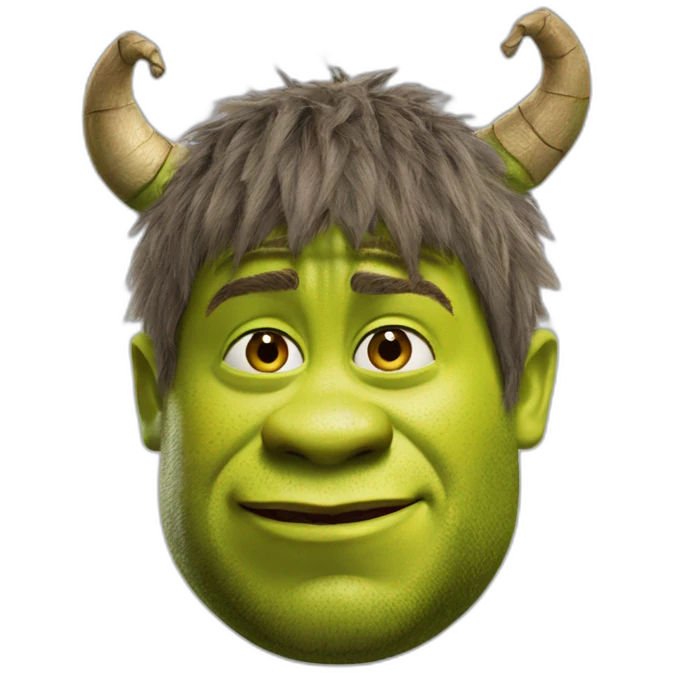 Shrek als Neymar emoji