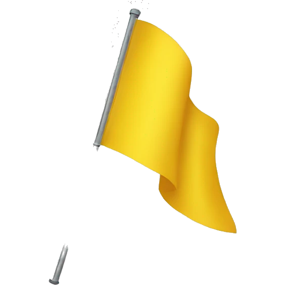 yellow flag emoji