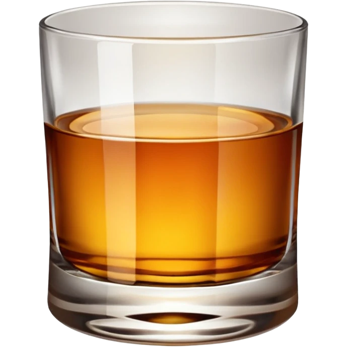 glass of whiskey, no splashes emoji