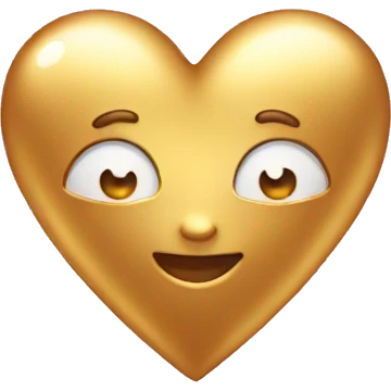 Golden Heart emoji