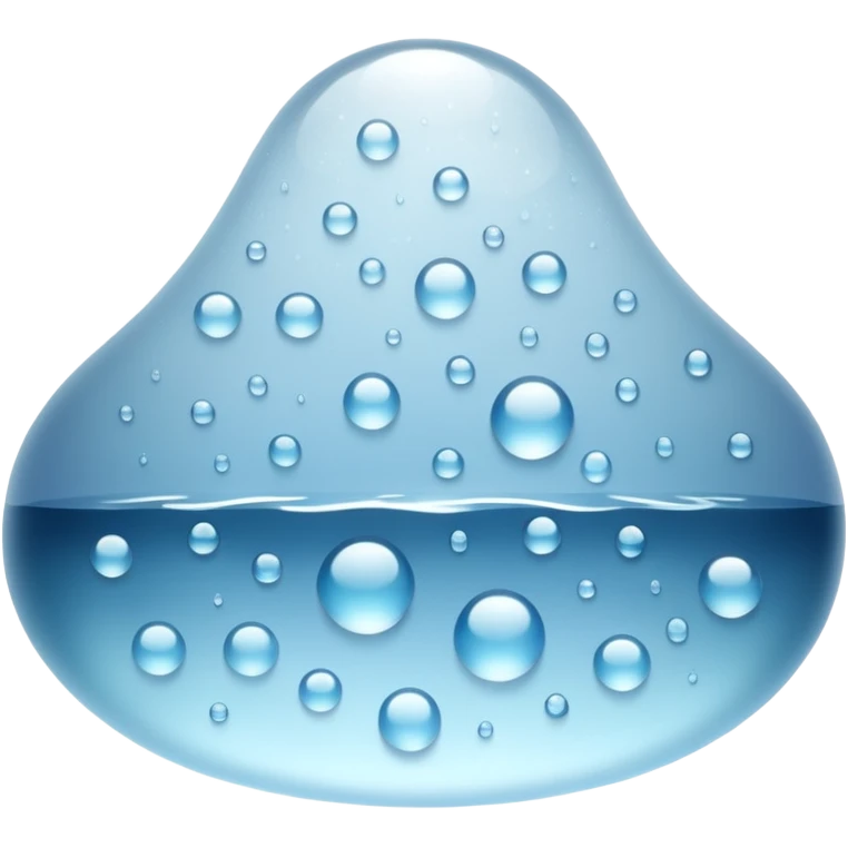 a close-up of a glass surface covered with small water droplets and light fog, as if from steam or humidity — some droplets sliding down slowly — soft reflections and blurred transparency give a realistic misty look — clean, glossy design with gentle lighting emoji