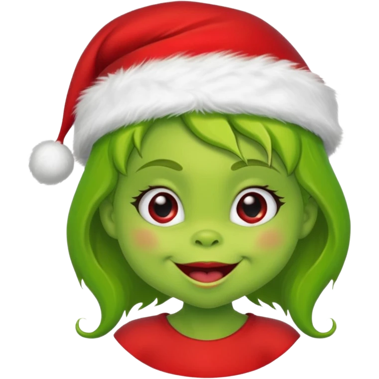 Grinch baby girl emoji