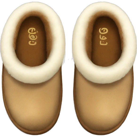 UGG tazz slippers emoji