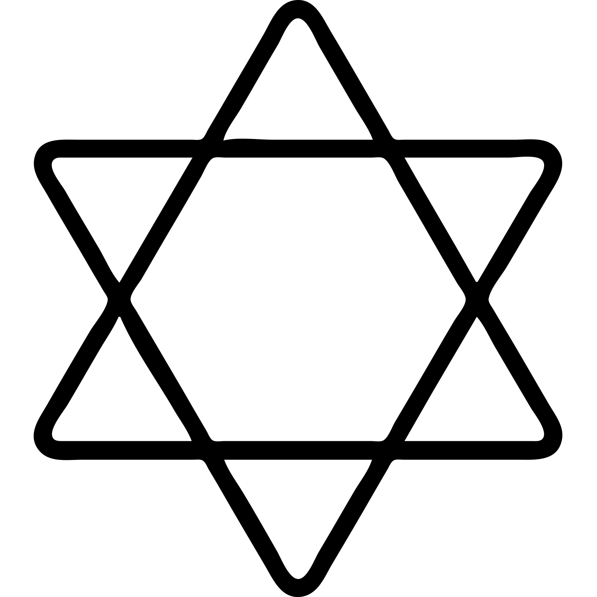 black hexagram icon emoji