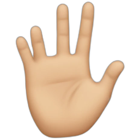 Finger touch emoji