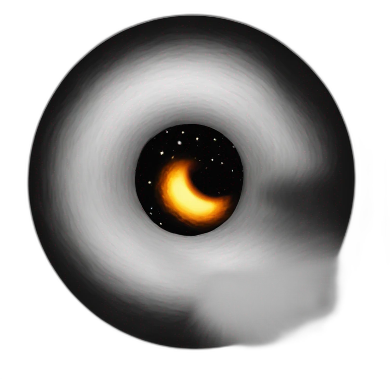 Black hole’s event horizon emoji
