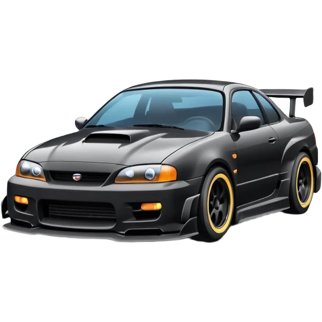 car drifitng on the road emoji