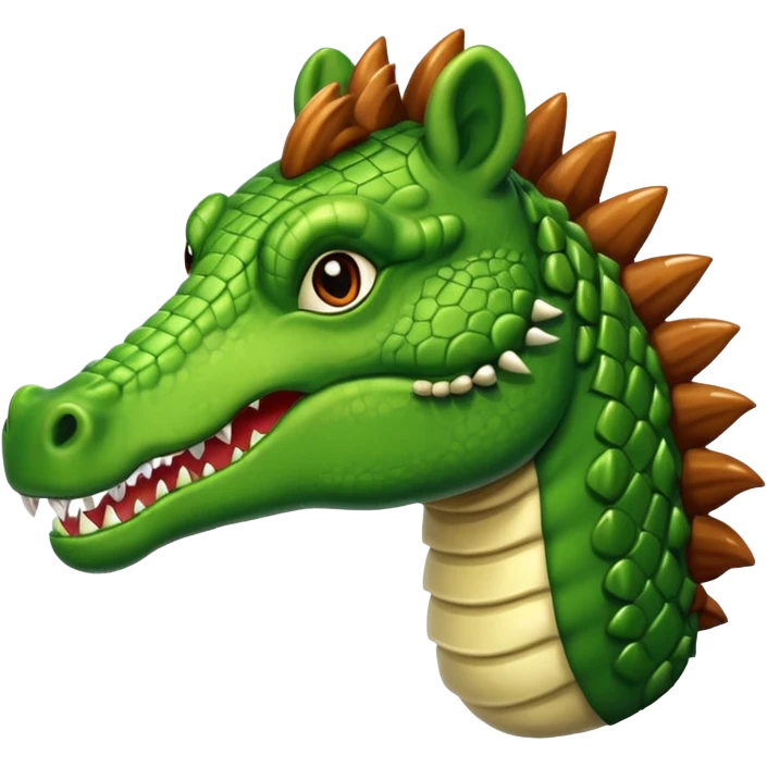 Crocodile horse emoji