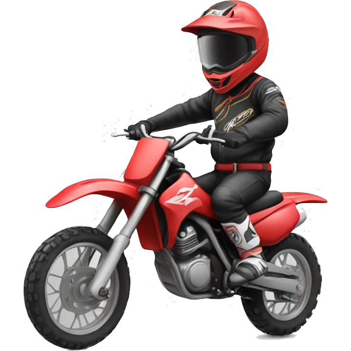 chinese dirt bike rider emoji