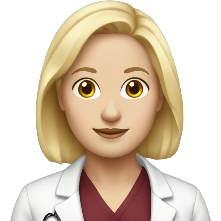 harvard physician white woman blonde hair emoji