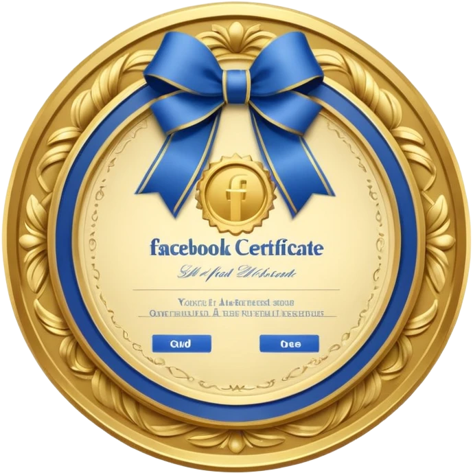 Facebook certificat emoji