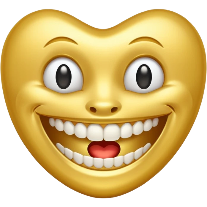Gold teeth  emoji