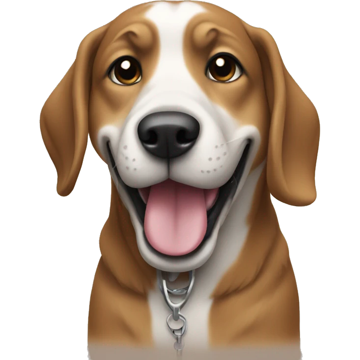 Dog is dj emoji