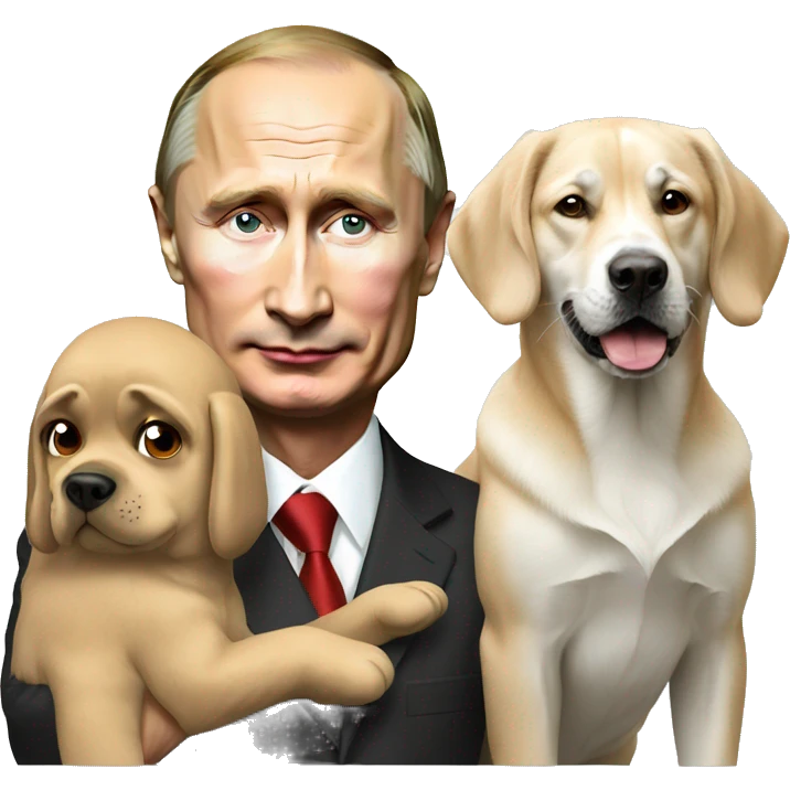 Vladimir putin with dog emoji