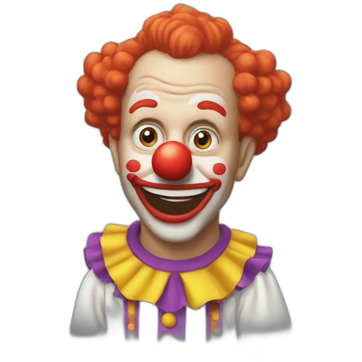 Clown grisou emoji