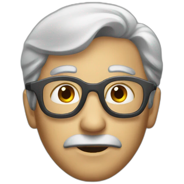gray hair spy emoji